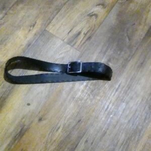 Geoffrey Beene Black Genuine Leather Belt